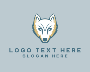 Vet - Animal Wolf Dog logo design