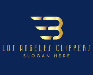 Elegant Wing Letter B Logo