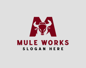 Wild Ox Bull logo design