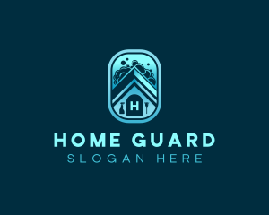 Home Cleaning Sanitation logo design