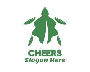 Green Leaf Tortoise Logo