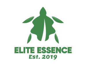 Environmental - Green Leaf Tortoise logo design