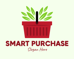 Buying - Green Veggies Basket logo design