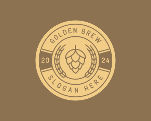 Lager - Beer Distiller Brewery logo design