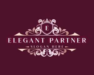 Elegant Crown Boutique logo design