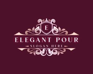 Elegant Crown Boutique logo design