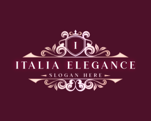 Elegant Crown Boutique logo design