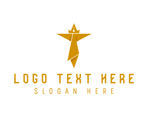 Gold - Luxurious Prince Letter T logo design