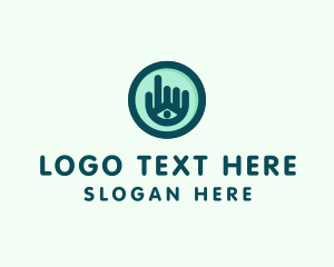 Finger - Hand Eye Point Click logo design