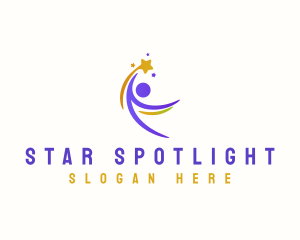 Human Star Leadership logo design