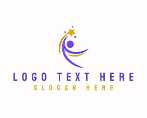 Outsourcing - Human Star Leadership logo design