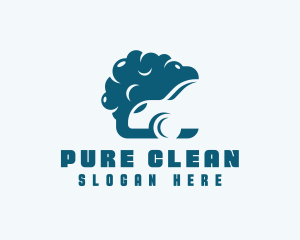 Cleaning Car Bubbles logo design