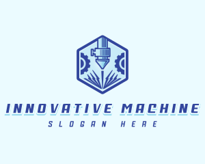 Industrial Laser Machine logo design