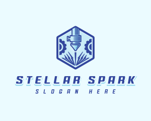 Industrial Laser Machine logo design