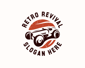 Vintage - Vintage Racing Car logo design