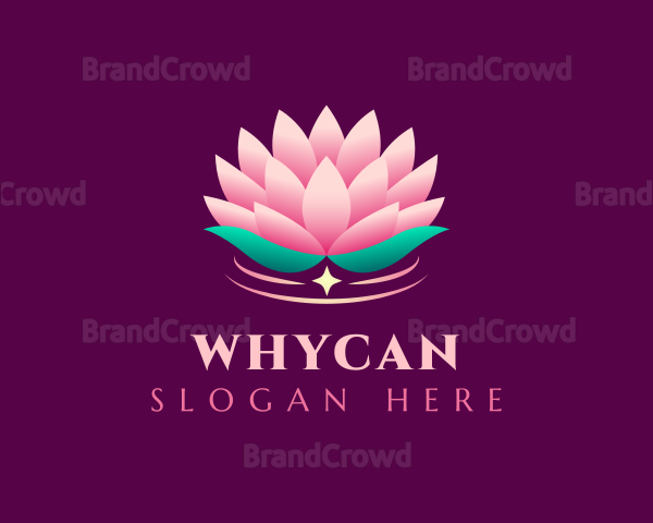 Wellness Lotus Flower Logo