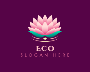 Spiritual - Wellness Lotus Flower logo design