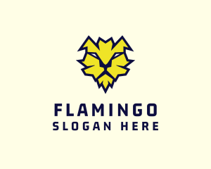 Feline - Lion Gaming Crest logo design