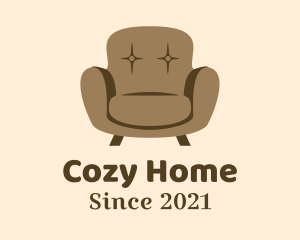 Brown Sofa Furniture logo design