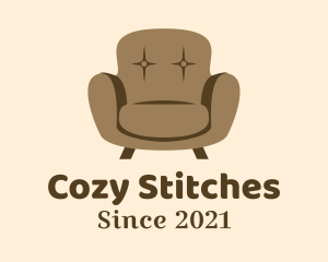 Brown Sofa Furniture logo design