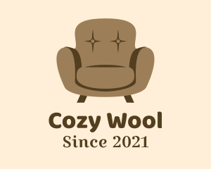 Brown Sofa Furniture logo design