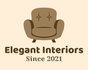 Brown Sofa Furniture logo design