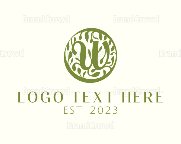 Eco Friendly Garden Vines Logo