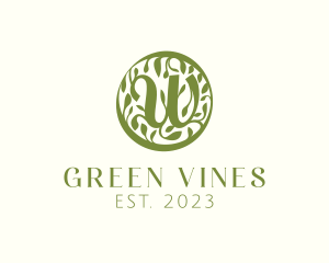 Vines - Eco Friendly Garden Vines logo design