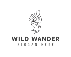 Eagle Wings Nature logo design