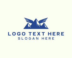 Outdoor - Wing Mountain Camping logo design