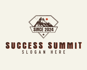 Nature Mountain Summit logo design