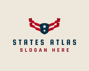 Veteran American Ribbon logo design