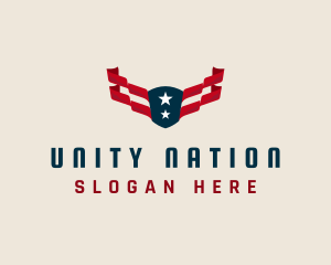 Veteran American Ribbon logo design