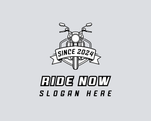 Motorcycle Scooter Riding logo design