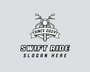 Motorcycle Scooter Riding logo design