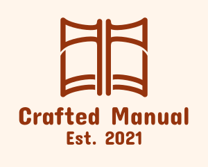 Manual - Brown Axe Book logo design