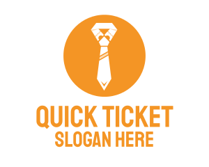 Ticket - Yellow Ticket Agent logo design