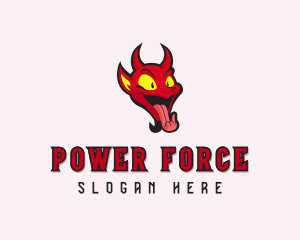 Devil Middle Finger logo design