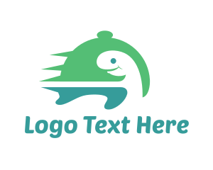 Turtle - Fast Turtle Cloche logo design