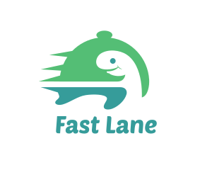 Fast Turtle Cloche  logo design