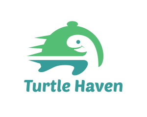 Fast Turtle Cloche  logo design