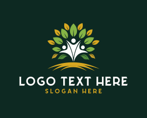 Non Profit - People Family Tree logo design