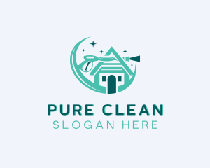 Home Cleaning Pressure Wash logo design