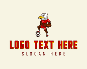 Sports Equipment - Eagle Soccer Varsity logo design