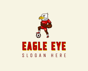 Eagle Soccer Varsity logo design