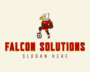 Eagle Soccer Varsity logo design