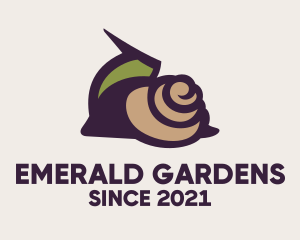 Garden Snail Pest  logo design