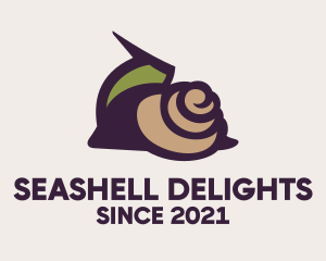 Garden Snail Pest  logo design