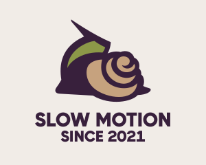 Slug - Garden Snail Pest logo design