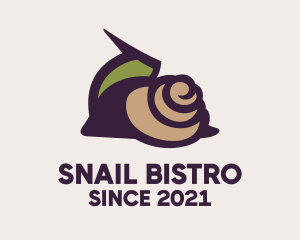 Garden Snail Pest  logo design